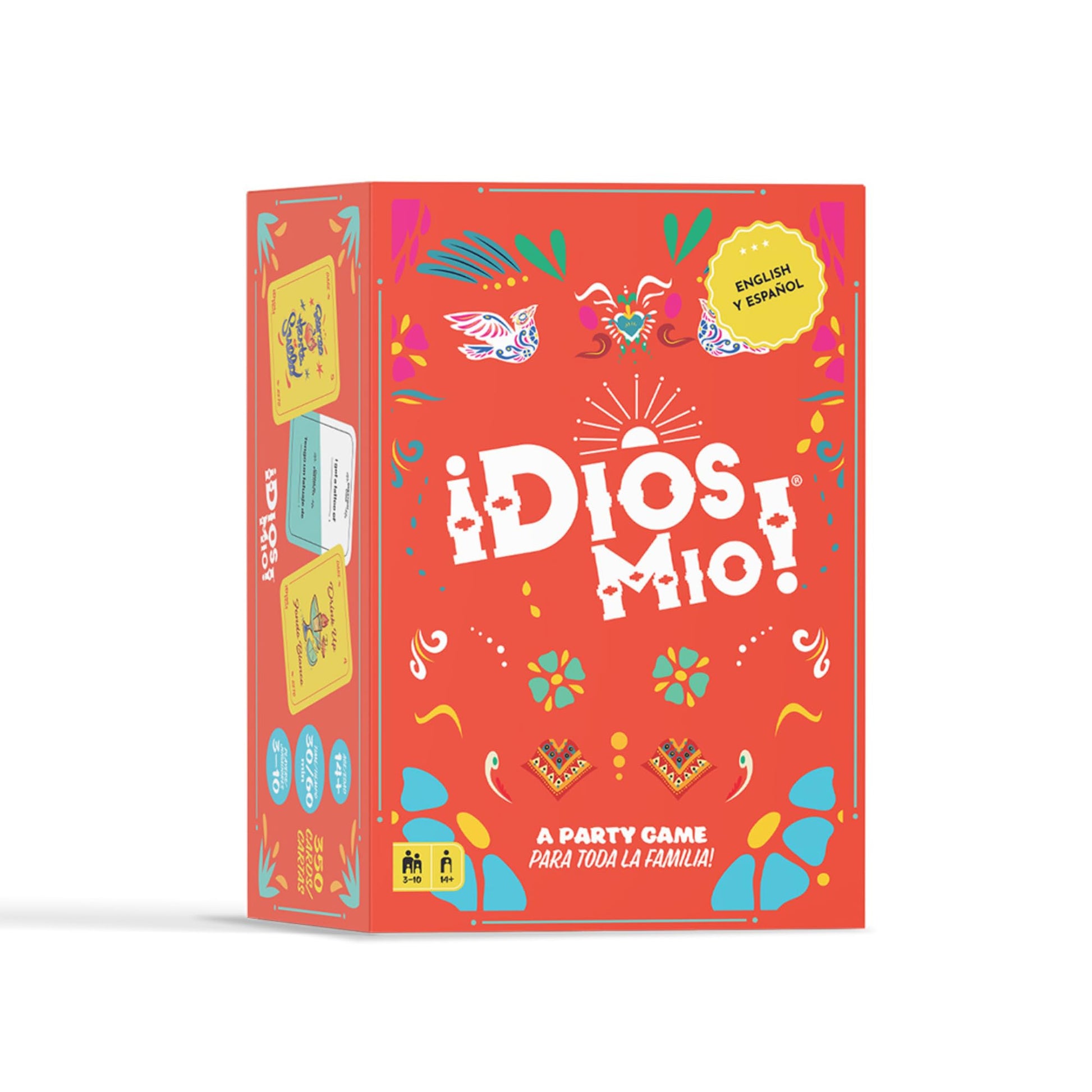 Dios Mio! Party Game - Bilingual Comedy Card Game for Latinos  Fun for Family Game Night  Ages 17+  3-10 Players  30-60 Min Playtime  Made by Fitz Games