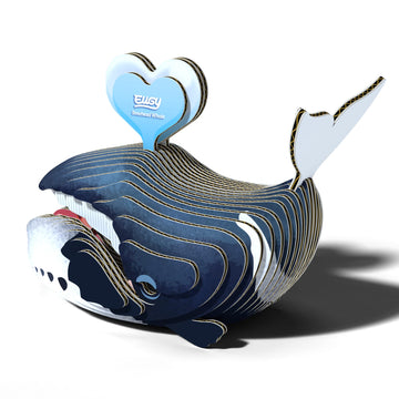 Eugy Bowhead Whale 3D Puzzle, 31 Piece Eco-Friendly Educational Toy Puzzles For Boys, Girls & Kids Ages 6+