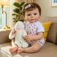 Scom Realistic Reborn Baby Dolls Girl-20 Inch Real Life Baby,Toddler Doll Vinyl, Newborn Lifelike Weighted Doll For Ages 3+ Gift