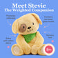 Lilly's Love 5lb Weighted Stuffed Animal - Dexter The Dog, Machine Washable, Sensory Plush for Kids & Adults, Calming Anxiety Relief