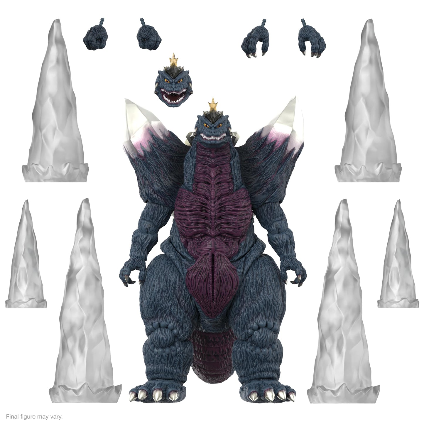 Super7 Ultimates! Toho Heisei Space Godzilla - 8'' Toho Godzilla Action Figure With Accessories Classic Movie Collectibles And R