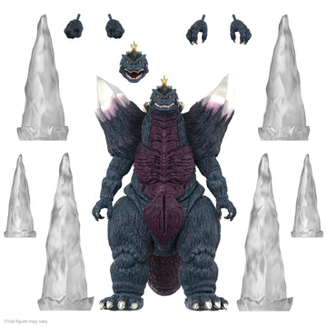 Super7 Ultimates! Toho Heisei Space Godzilla - 8'' Toho Godzilla Action Figure With Accessories Classic Movie Collectibles And R