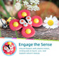 Likee Strong Suction Cup Fidget Spinnerz Sensory Bath Toys For Baby 12 18 Months Airplane Car Travel Table & Window Toys For 1 2 Years Old Toddler Boys And Girls (Insect-1)