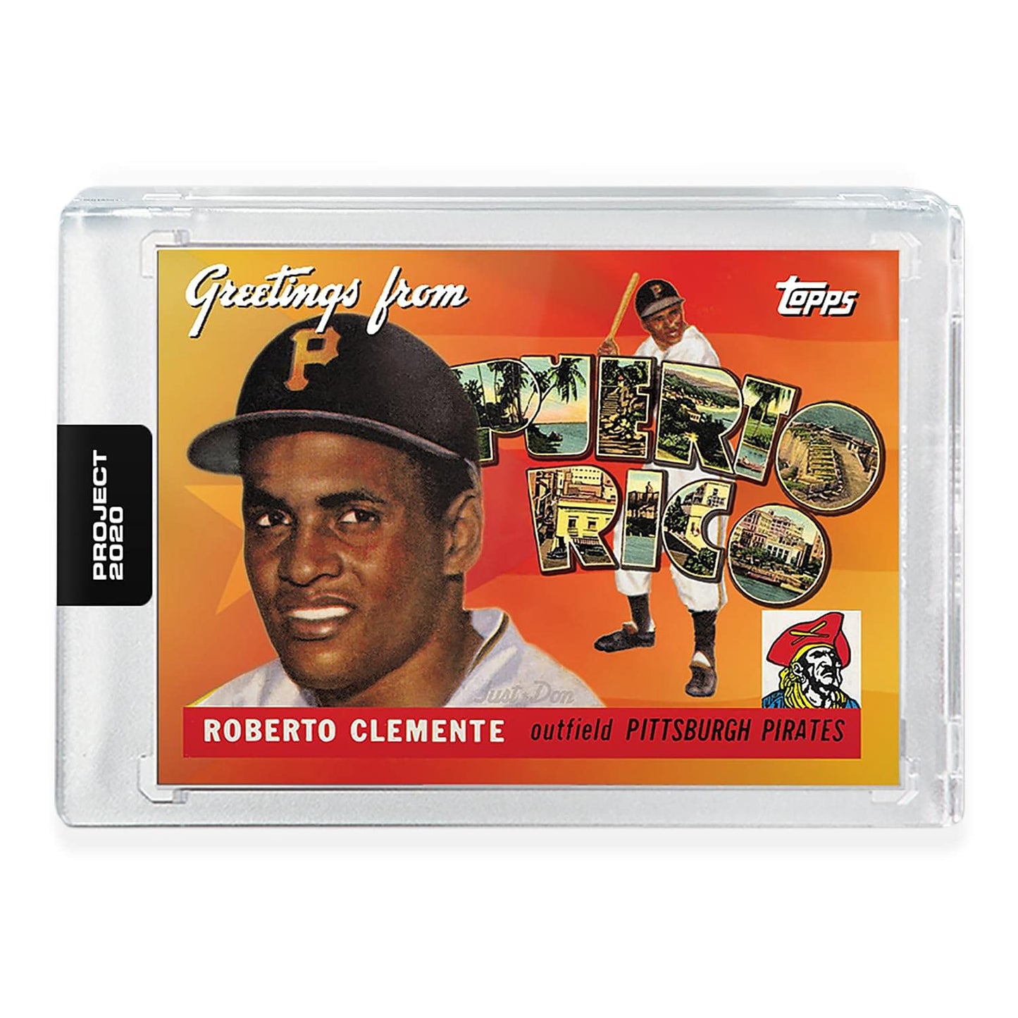 Topps Project 2020 Card 341-1955 Roberto Clemente By Don C