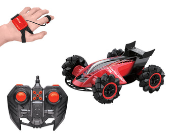 Lexibook, Crosslander Fire, Remote-Controlled car, up to 12km/h, 4 Wheel Drive, Smoke Jet, Light and Sound Effects, Music, Remot