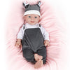 Ivita 20 Inch Platinum Full Silicone Baby Doll Boy,Not Vinyl Material Dolls,Real Baby Dolls,Soft Silicone Realistic Baby Doll
