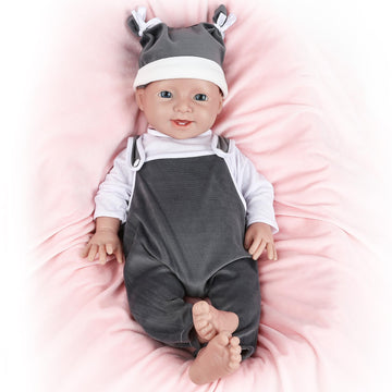 Ivita 20 Inch Platinum Full Silicone Baby Doll Boy,Not Vinyl Material Dolls,Real Baby Dolls,Soft Silicone Realistic Baby Doll
