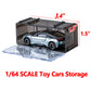 Toys Organizer Storage Case For Hot Wheels Car, For Matchbox Cars, For Mini Cars,1/64 Scale Hot Toy Wheels Display Case Holds 10
