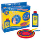 Pustefix Multi Bubbler Giant Bubble Ring And Multi Bubble Ring Toy Set For Kids Includes 8.45 Oz Bubble Solution Bottle And Liquid Tray Makes Big Bubbles, Multicolor, Model: 505310