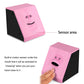 Hstyaig Money Saving Bank, Face Money Eating Box Kids Money Saving Collection Piggy Bank Automatic Novelty Coin Bank (Pink)