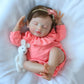 Scom Lifelike Reborn Baby Dolls - 18 Inch Realistic Newborn Baby Girl, Real Life Dolls With Soft Weighted Body, Sleeping Baby Gi