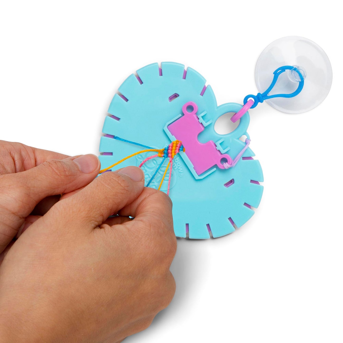 Rainbow Loom: BFF Bracelet Maker - DIY Friendship Bracelet Kit, Make 10 Bracelets, 2 Clip-On Makers, 6 Thread Colors, Jewelry Ac