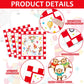 Gisgfim 96 Pcs Circus Party Supplies Paper Plates Napkins Carnival Party Disposable Tableware Set Birthday Decorations Favors Fo