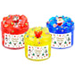3 Pack Jelly Cube Diy Slime Kit - Super Soft Clear Crunchy Slime, Birthday Gifts & Party Favors For Girls & Boys