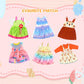 Dc-Beautiful 6 Set Doll Clothes For 16 18 Inch Baby Dolls, Lovely Dress Sets For Doll Girls, Handmade Doll Clothing For 18 Inch