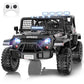 Hikole 24V 2 Seater Ride on Car - Kids XL Electric Car with 20 Wide Seat, Remote Control, LED Lights, Spring Suspension, Bluetoo