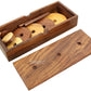 TOSQP27 Tower of Hanoi Wooden Puzzle - 9 Rings Logic Game, Premium Rosewood, Model MN-Tower-Puzzle-Hanoi