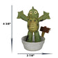 Ebros Day Of The Dead Pinheadz Monster With Voodoo Stitches Figurine Halloween Collectible Toy Statue Fantasy Mythical Beings Undead Apocalypse Horror Icon (Gill Man The Creature)