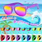 Ynrriiy Kids Sunglasses Bulk, Kids Sunglasses Party Favor,Neon Party Sunglasses For Kids, Boys And Girls Age 3-8, Beach Pool Bir