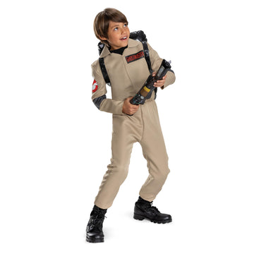 Disguise Ghostbusters Kids Costume, Offiical Ghostbusters Frozen Empire Halloween Costume Jumpsuit, Child Size (7-8)