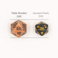 Extra Large Solid Metal D20 Spindown/Countdown Dice Bronze Copper Life Counter For Mtg Magic Commander Edh Extra Heavy
