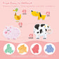 Toi Large Piece Toddler Puzzles For 2-4 Years Old, 4 Packs Beginner Puzzles For Toddlers, Kids Big Shape Preschool Learning Puzz