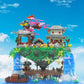Cherry Blossom Flowers Bonsai Tree Mini Building Kit Set  Chinese Architecture Building Blocks with Light  Japanese Sakura Tree House Gift for mature-themeds and Kids(3320PCS)
