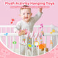 Car Seat Toys For Babies Boys Girls 0 2 4 6 7 9 10 11 12 Months,Spiral Hanging Plush Toys Activity Stroller Toy Sensory Hanging