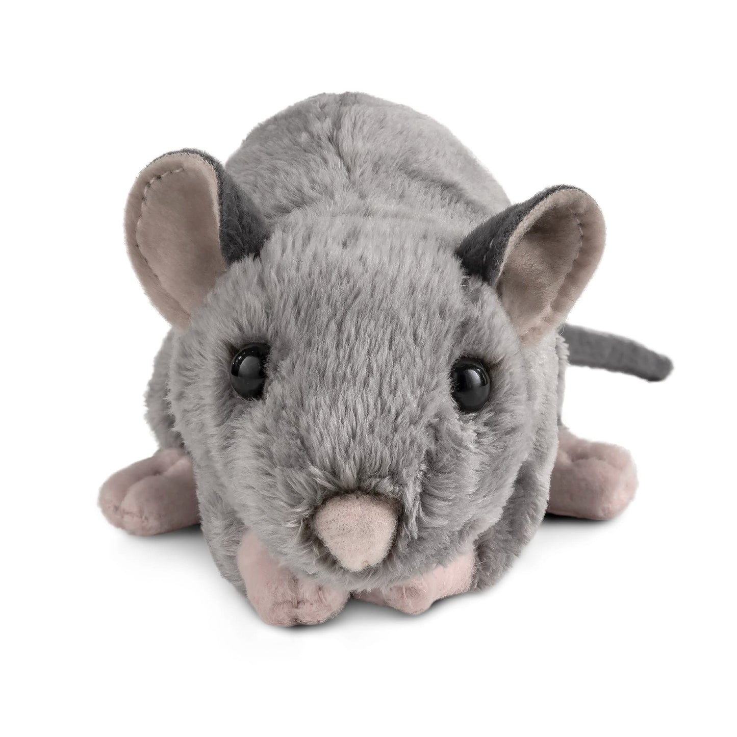 Living Nature Rat Stuffed Animal | Fluffy Animal | Soft Toy Gift For Kids | 8 Inches