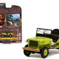 Greenlight 38020A Bright Green Help Smokey Prevent Forest Fires Smokey Bear Series 1 1 By 64 Scale Diecast Model Car For 1942 Willys Mb Jeep