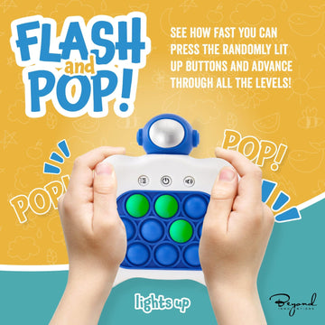 Fast Push Game | Pop It Game Light Up Fidget Toy | The Fidget Game | Quick Push Bubble Game For Educational And Memory Growth |