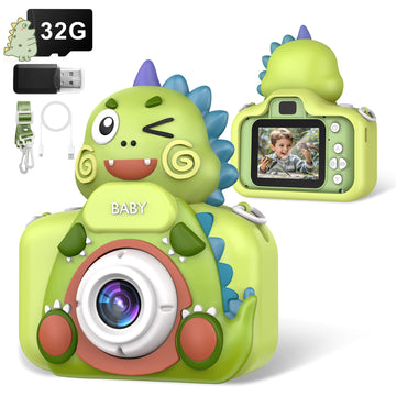 Bistfy Kids Camera 48Mp And 1080P Hd Digital Selfie Video Camera For Kids Age 3-12 Year Old Boys And Girls, Ips Screen With 32Gb