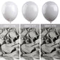 PartyWoo Gray Balloons - 50 pcs 12 Inch Matte Rubber Balloons for Birthday, Wedding & Baby Shower Decorations, Model Y71