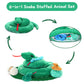 Muiteiur Giant 6 Piece Snake Stuffed Animal, 55 Inch Mommy Snake With 3 Baby&2 Egg, Green Large Jungle Plush Toy, Realistic Serpent Plush Toy Gift For Kids Girls Boys