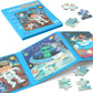 Dorytoy Leveled Space Puzzle Book For Kids, Educational Jigsaw Activity With Astronaut Rocket, Brain Development Learning Toy Bo