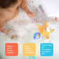 Nuby Floating Purple Octopus With 3 Hoopla Rings And Nuby Starfish Ring Toss Bath Toy With 3 Toss Rings