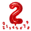 32 Inch Red Number 2 Balloons Foil Ballon Digital Birthday Party Decoration Supplies (Red Number 2 Balloon)
