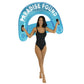 Poolcandy Sun Chair Raft, Inflatbale Pool Float with Brilliant Silver Glitter. The Ultimate Pool Floating Sun Chair.