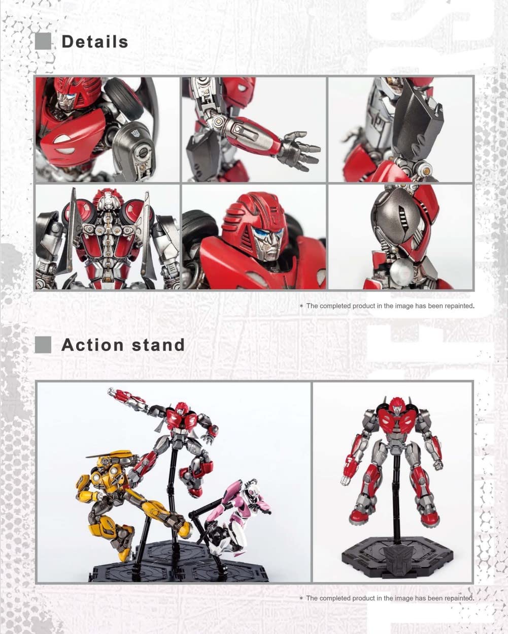 Transformers Cliffjumper Figure Model Kit - Cybertron Easy To Assemble 3D Articulated Action Figure Pre Painted Collectible Seri