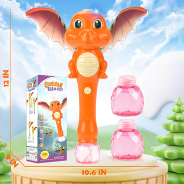 Chridark Dinosaur Bubble Wand Toys For Kids Age 3 4 5 6 7 8 Year Old: Bubbles Machine For Kids, Toddler Outdoor Toys, Gifts For