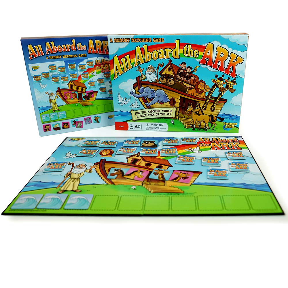 Continuum Games - All Aboard The Ark Board And Matching Game - Kids Ages 4 And Up