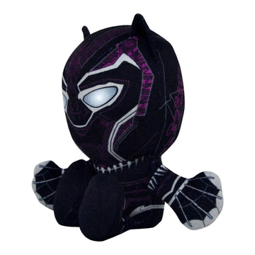 Bleacher Creatures Black Panther Plush Toy - 8" Soft Chibi Kuricha, Crystal Velboa Polyester
