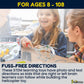 3 Bees & Me Metal Helicopter Erector Set | STEM Building Kit for Ages 8+ | Educational Gift | Multicolor