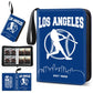 Baseball Card Binder  Los Angeles Trading Card Holder Protectors  4 Pocket Fits 400 Cards with 50 Removable Sleevesves Card Storage Album Folder Case Collector