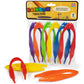 Rainbow Tweezers - Motor Skill Development - Teach Sorting, Counting, Other Early Mathematics Skills - Sensory Learning Tools In