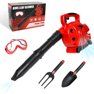 Sistracia Kids Leaf Blower Toy Tool Pretend Play Series, Toy Leaf Blower For Kids That Really Works, Outdoor Preschool Gardening