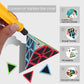 Roxenda Pyramid Speed Cube, 3X3X3 Qiming Pyramid Speed Cube Triangle Cube Puzzle Magic Cube (Carbon Fiber)