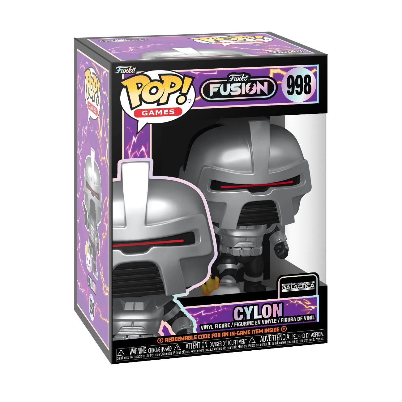Funko Pop Games: Fusion - Cylon - 1/6 Odds For Rare Chase Variant - Battlestar Galactica - Classic - Collectable Vinyl Figure - Gift Idea - Official Merchandise - For Kids & Adults