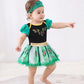 Princess Dresses Baby Girls Costume For Infant Romper Onesie Babysuit Birthday Christmas Halloween With Headband 9-12Months(D36-