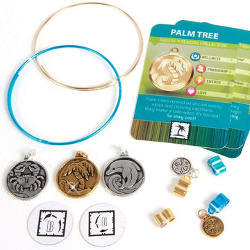 Style Me Up! Charmazing - Let'S Get Started! - Seaside Collection. Crab, Palm Tree, Dolphin